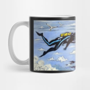 'Coming Up For Air' Mug